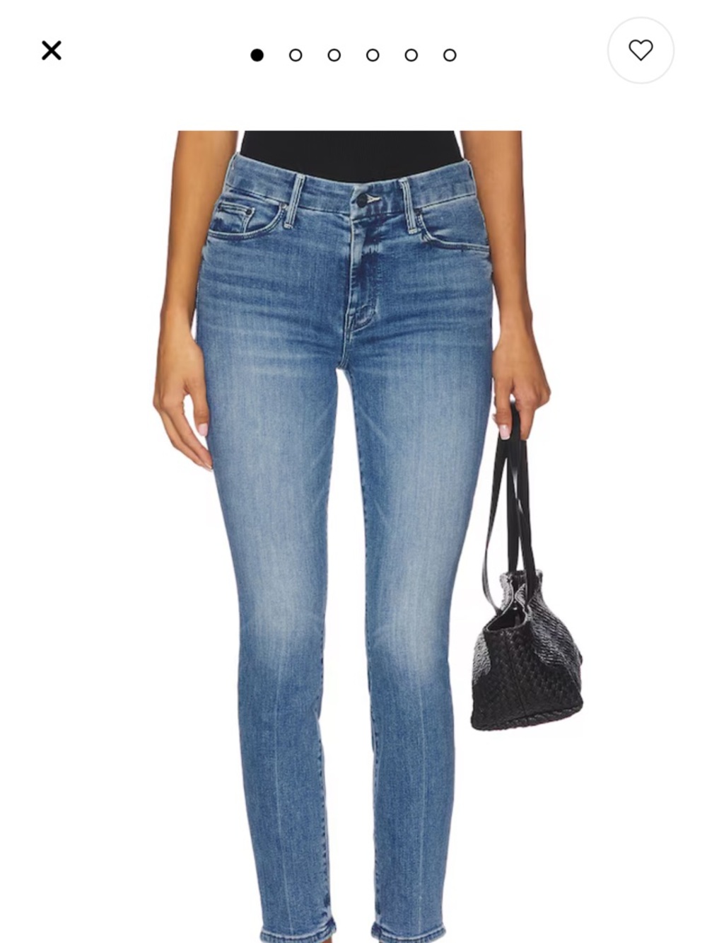 MOTHER Slim Skinny Jeans in Classic Blue